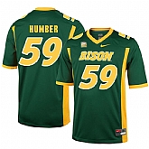 North Dakota State Bison 59 Ramon Humber Green College Football Jersey Dzhi,baseball caps,new era cap wholesale,wholesale hats